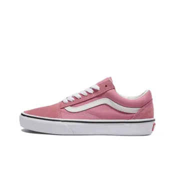 Vans Old Skool Collection Anti Slip Wear Resistant Low Top Skateboard Shoes Unisex Pink