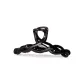 Bright Black-Hair Claw Clip
