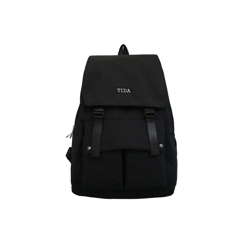 GEERDUN Nylon Backpack Unisex White/Black-0