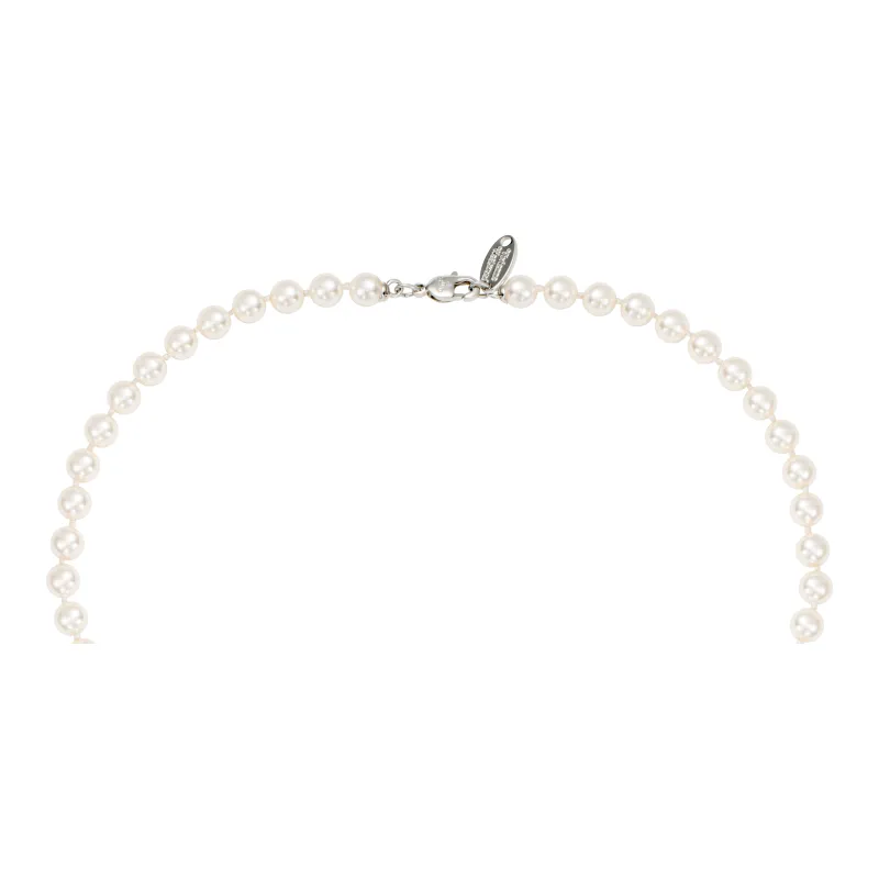 Vivienne Westwood Pearl Necklaces Women's Silver-3