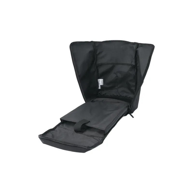 MUJI Polyamide Backpack Medium Size Unisex Black/Navy Blue-2