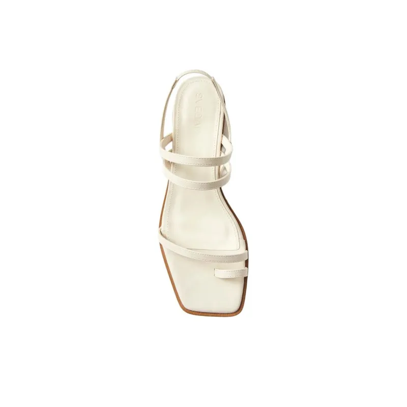 ALOHAS Marlowe Strap Sandals 5cm Women's Cream-4