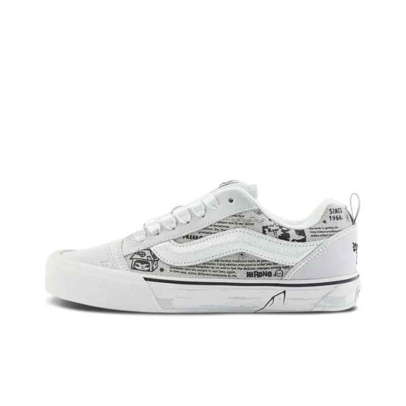 Vans X Hirono Knu Skool 'White Black'-0