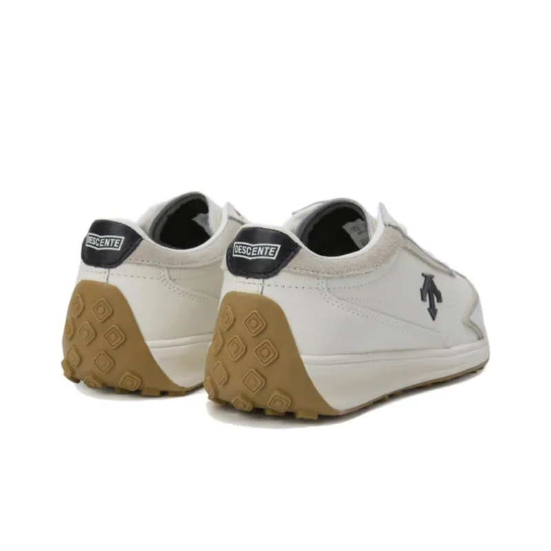 DESCENTE Cron Racer Anti Slip And Wear Resistant Breathable Low Top Casual Shoes Unisex Beige-3