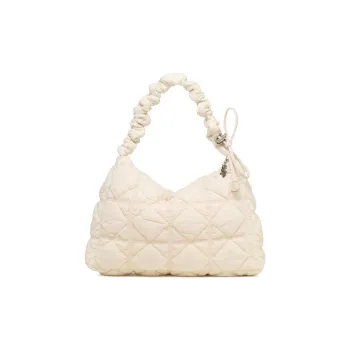 CARLYN Nylon Handbag, Shoulder Bag Regular Women's Ivory
