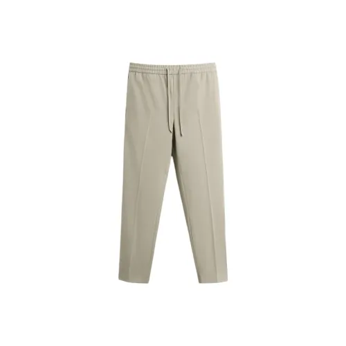 ZARA Casual Pants Men Light Green