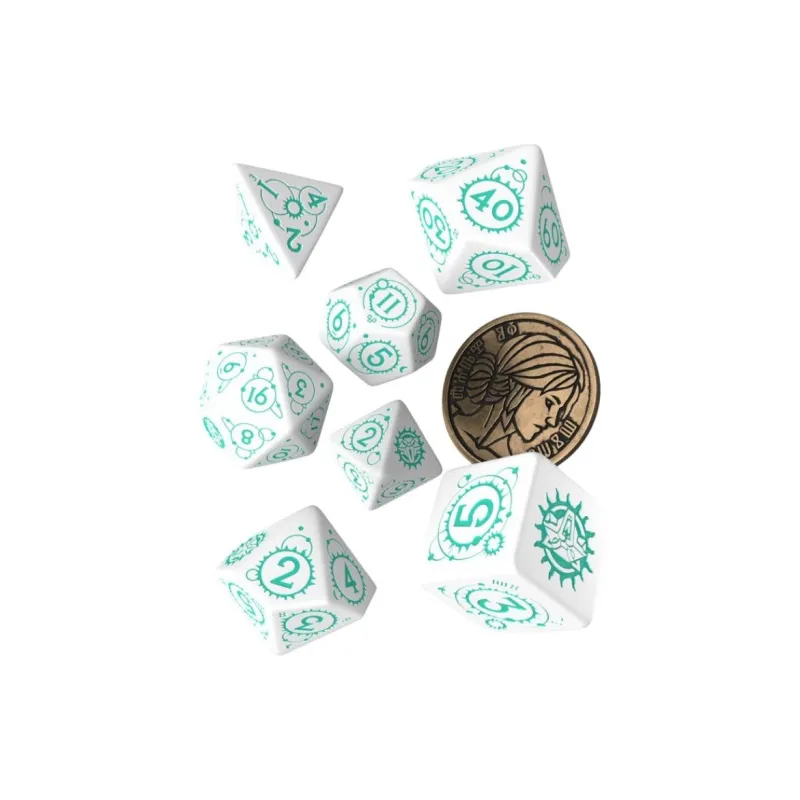 Q WORKSHOP The Witcher Dice Set . Ciri The Law Of Surprise Board Games-1