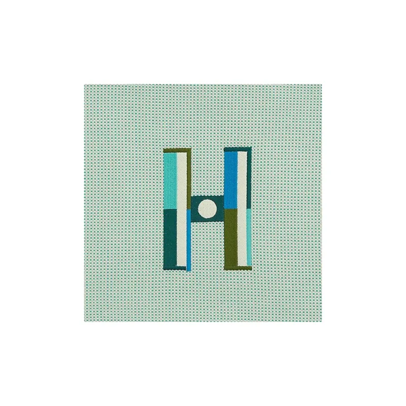 HERMES Cotton Clutch Tubas Women's Mint Green-2