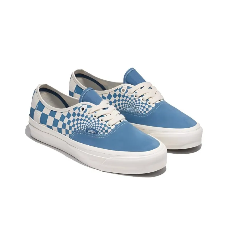Vans Mte Slip Resistant Low Top Skateboard Shoes Unisex Blue-1