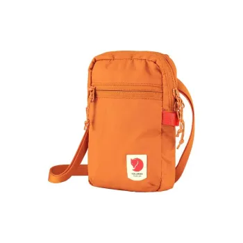 Fjallraven Recycled Polyamide Shoulder Bag, Crossbody Bag Unisex Sunset Orange