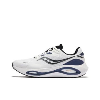 Saucony Phoenix Inferno 3 Anti Slip Wear Resistant Low Top Running Shoes Unisex White Blue