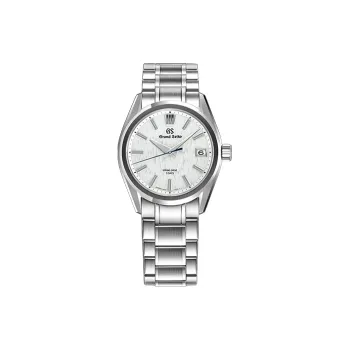 GRAND SEIKO Mechanical Movement Stainless Steel Strap Watch Men's Watches White Dial