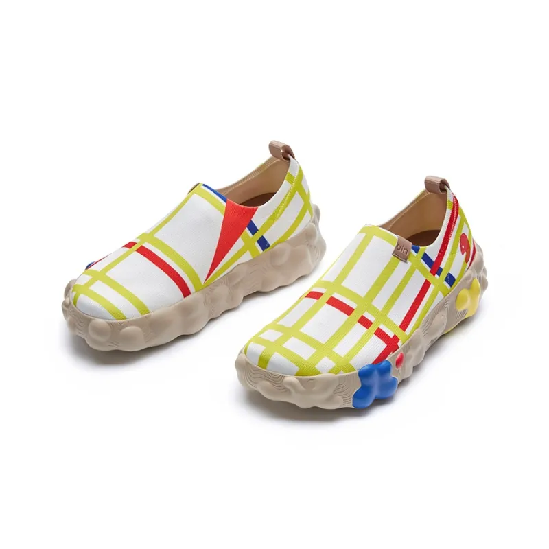 U.IN Painted Museum Collaboration Collection Casual Shoes Women's-3