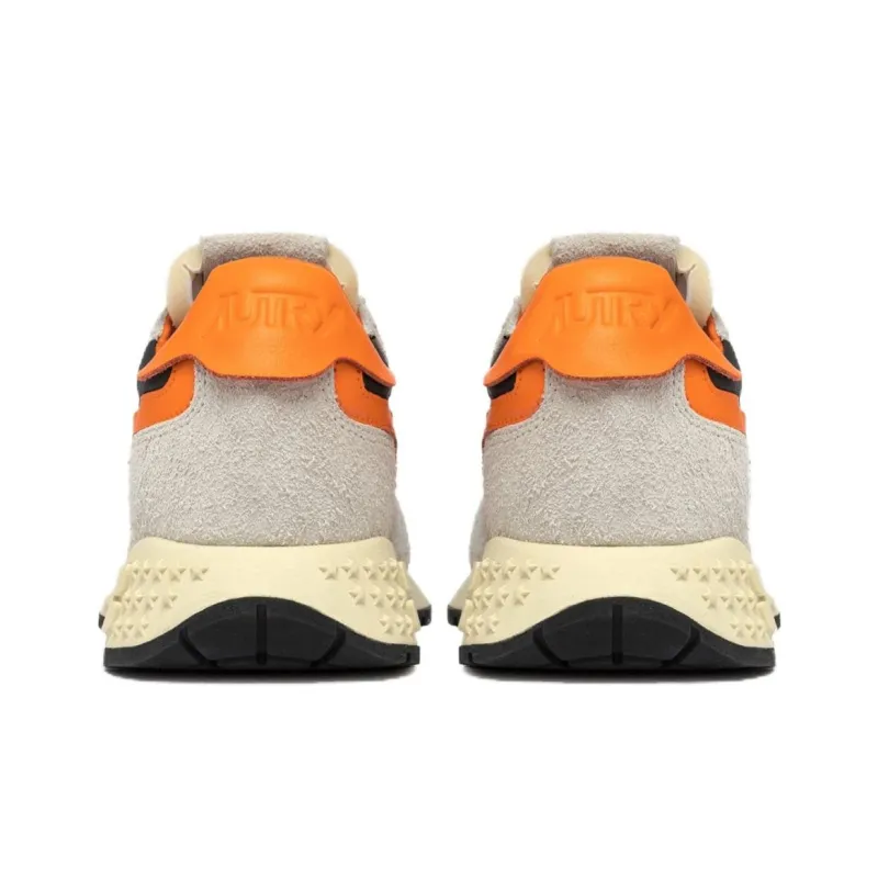 AUTRY Reelwind Low Top Casual Shoes Men's White Orange-4