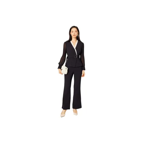 BBLLUUEE Casual Suits Women's Set Ink Blue