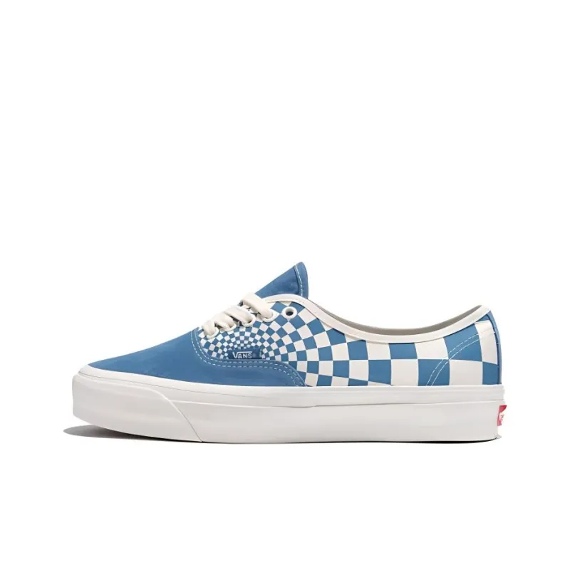 Vans Mte Slip Resistant Low Top Skateboard Shoes Unisex Blue-0