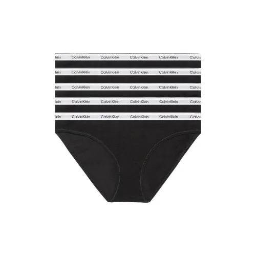 CALVIN KLEIN Underpants Europe Version Women's 5 Pack Black