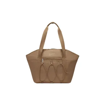 Nike Fabric Tote Bag, Shopping Bag, Shoulder Bag, Handbag Regular Women's Dark Floating Wood Brown/Dune White