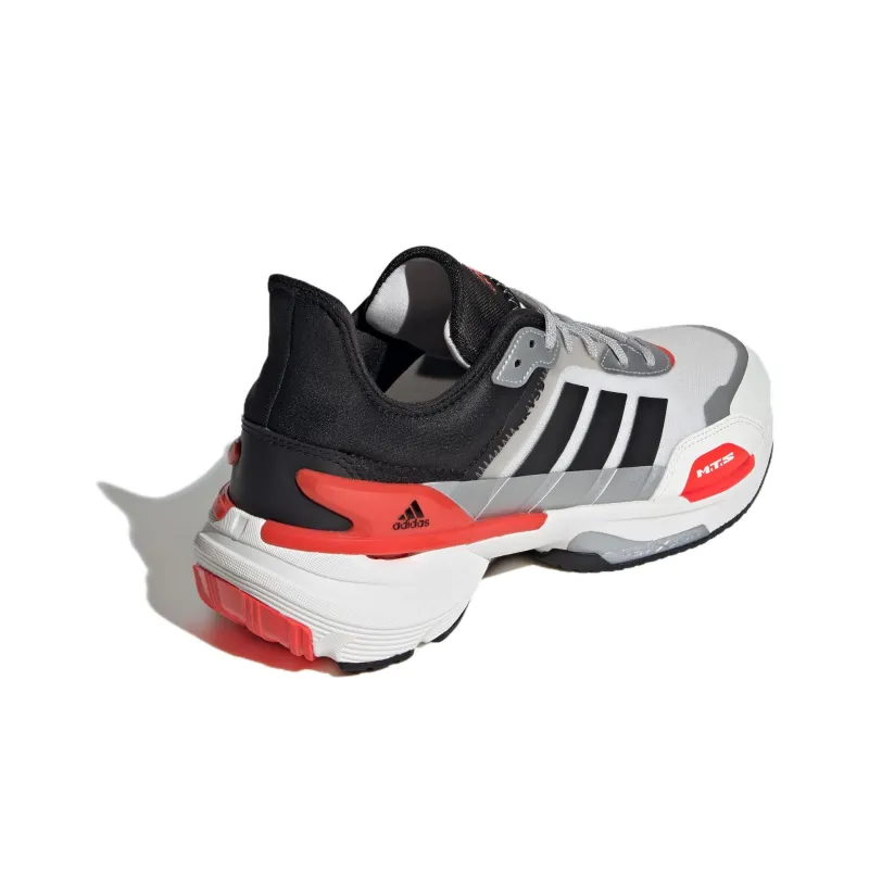 Adidas MTS Anti Slip Wear Resistant Low Top Casual Running Shoes Unisex White Black Red-3
