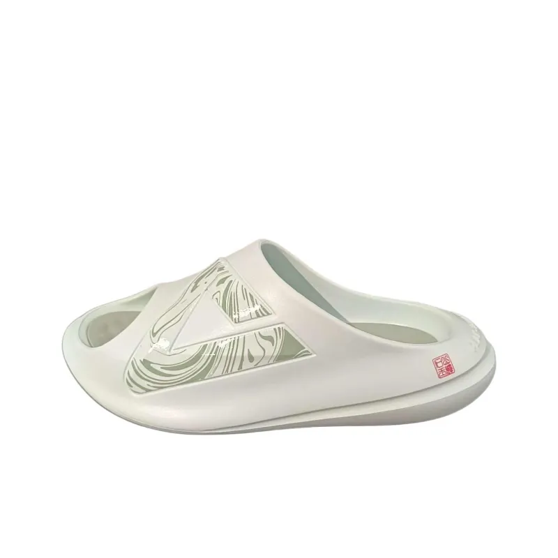 PEAK Slip Resistant Abrasion Resistant Slide Slippers Unisex Gouache Green-0