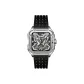 Silver Case White Dial Black Tapes Laser Set