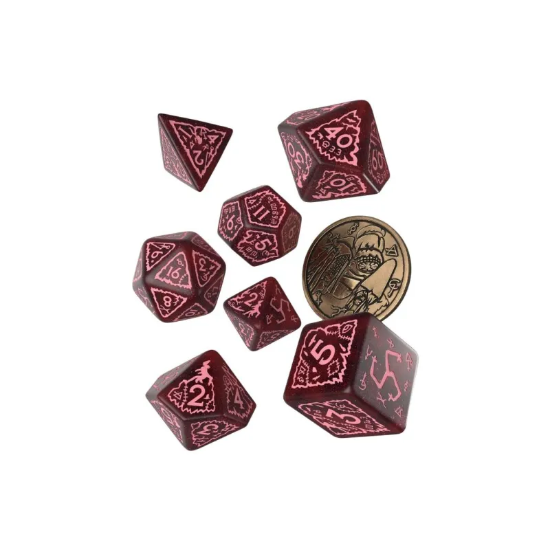 Q WORKSHOP The Witcher Dice Set. Crones   Whispess Board Games-1
