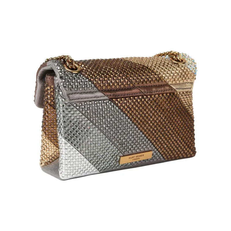 Kurt Geiger London Fabric Shoulder Bag Crossbody Bag Mini Women's Metallic-2