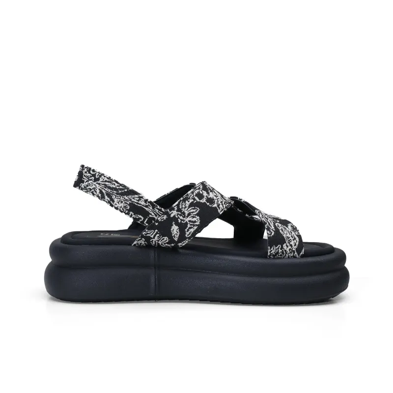 Warrior Beach Sandals Women's Black Beige-2