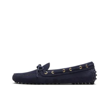 Car Shoe Gommino Loafers Women's Marine Blue