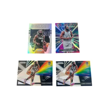 PANINI 21 22 Prizm Harden Nets Refractor Card Four Piece Combination Player Card Product Access Sports Cards 4 Pcs