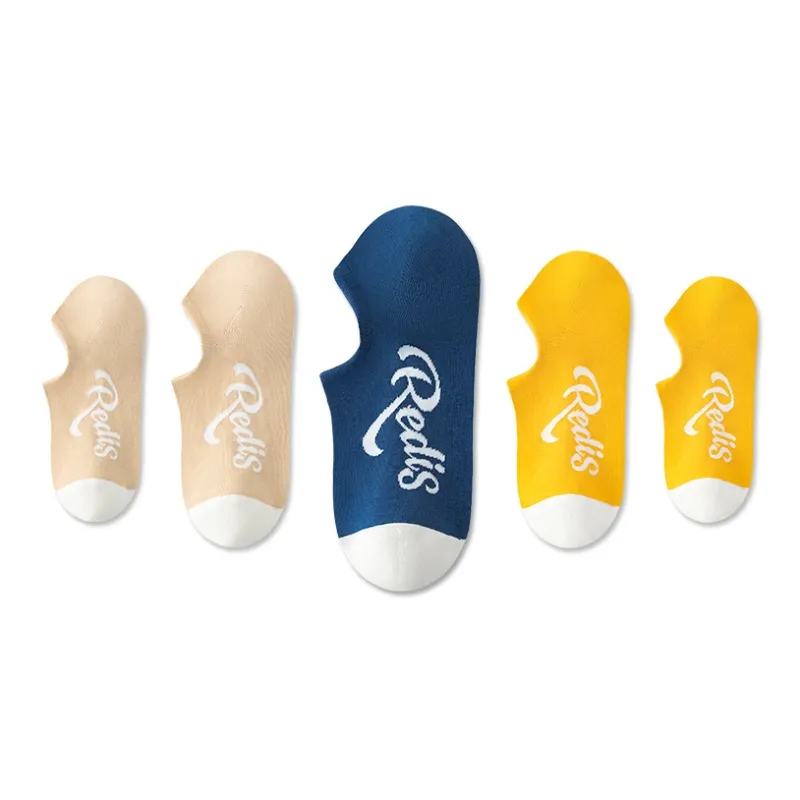 Taste The Color No Show Socks Men's 5 Pack-7