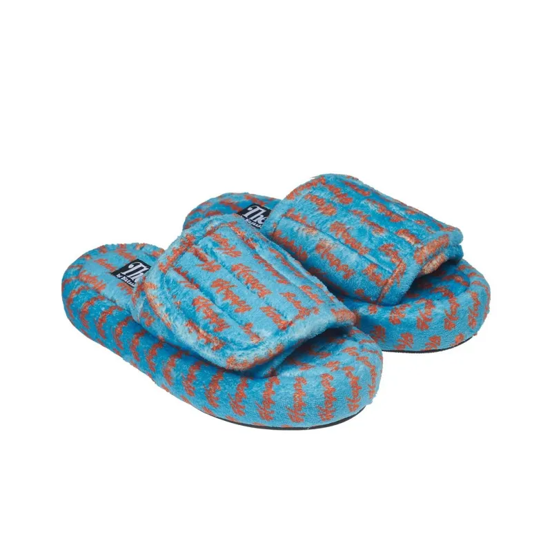 NATASHA ZINKO Slide Slippers Women's Blue-2