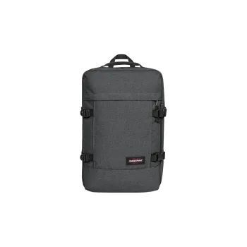 EASTPAK Polyester Backpack Large Size Unisex Black Gray Color