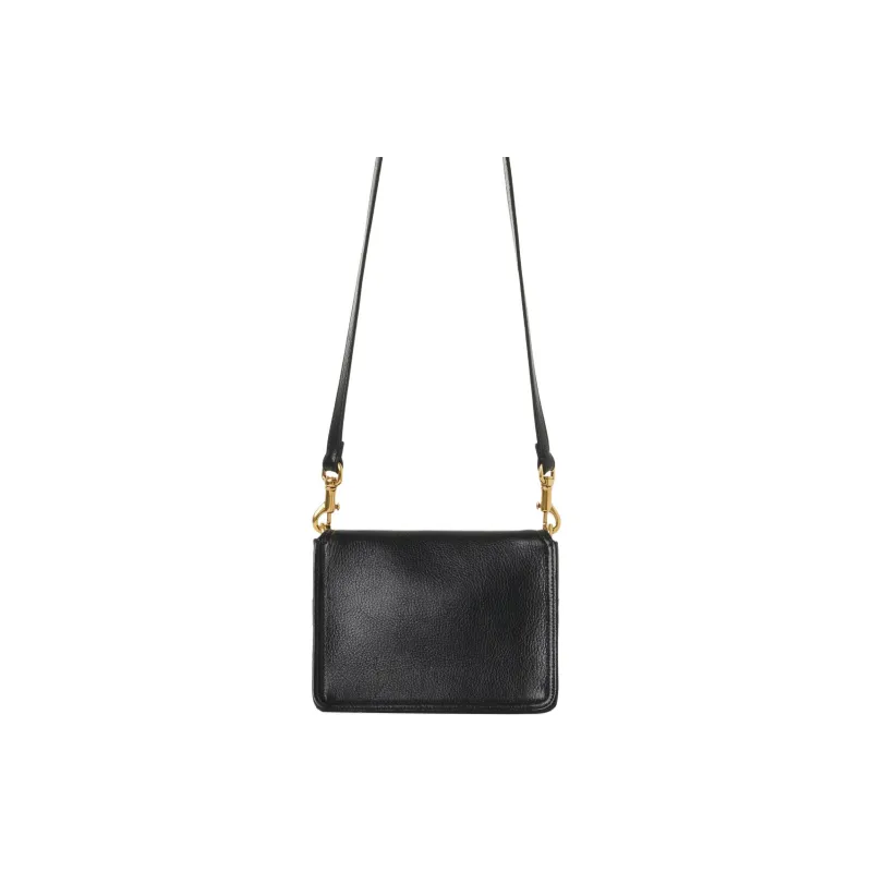Chloe Grained Calfskin Cloak Bag Shoulder Bag Crossbody Bag Mini Women's Black-2