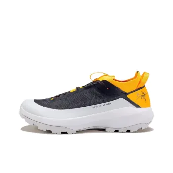 Arcteryx Vertex Alpine Slip Resistant, Abrasion Resistant, Lightweight Low Top Hiking Shoes Women's Gray Yellow