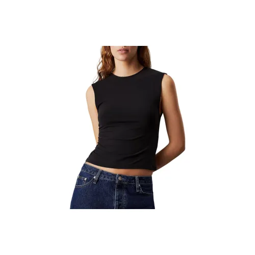 Calvin Klein Tank Tops Women's Black