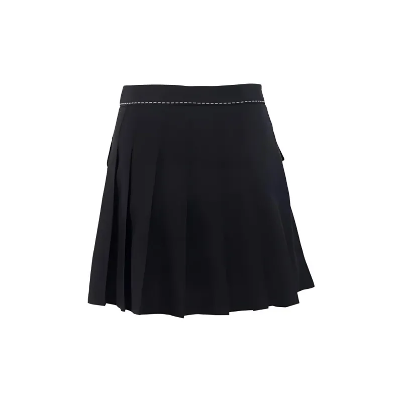 JESSYLINE Casual Short Skirts Women's Black-1