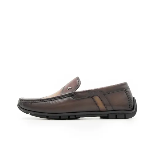 Satchi Men's Casual Shoes Men Low-Top Brown