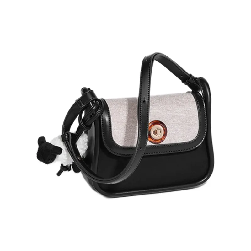 DALO PU Shoulder Bag, Crossbody Bag Women's Brown/Black-7
