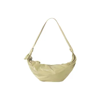 Lemaire Croissant Series Cow Leather Croissant Bag, Shoulder Bag, Crossbody Bag Women's Gray Mouse Green