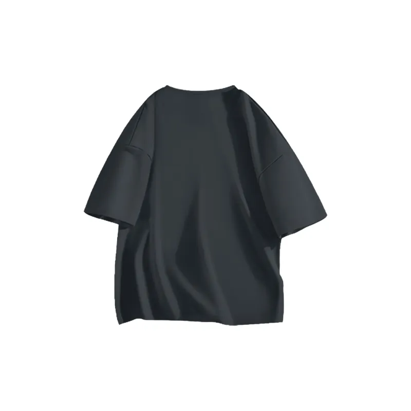 Cotton Drop Shoulder Sleeve T Shirt Women's-4