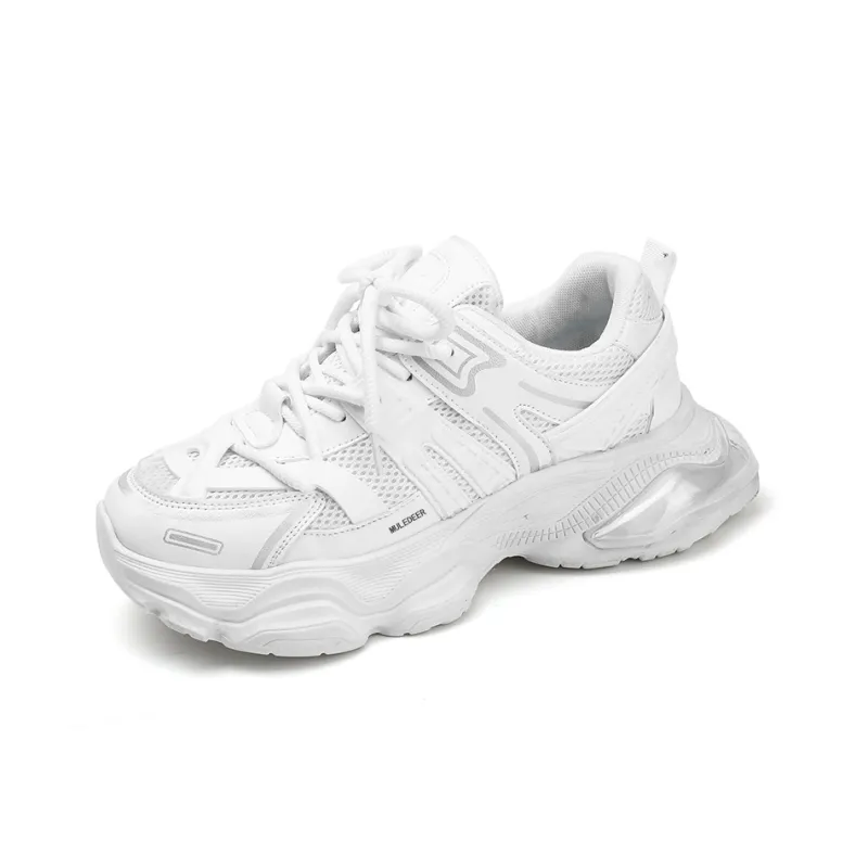 Black tailed Deer Slip Resistant, Breathable, Lightweight Low Top Chunky Sneakers Men's Gray-13