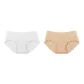 2 Pack (White+Skin)