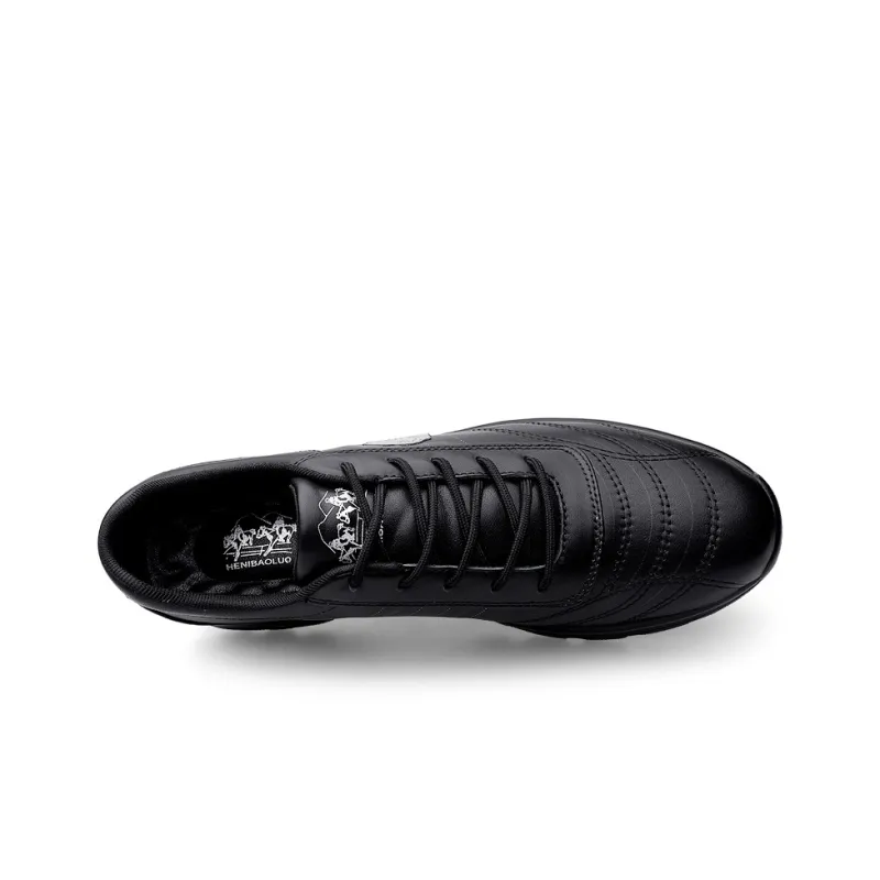 HENIBAOLUO Men's Casual Shoes Men Low Top White/Black-7
