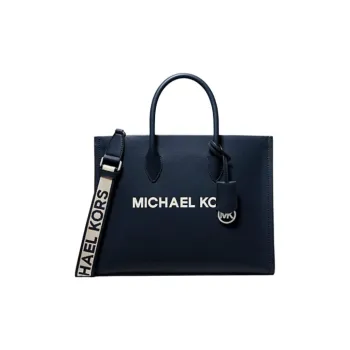 MICHAEL KORS Eggstone Grain Leather Shoulder Bag Crossbody Bag Handbag Medium Size Women's Marine Blue