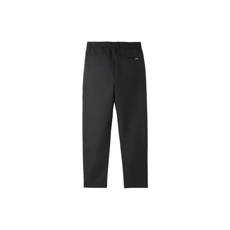 HLA Casual Pants Men Black 6D-1