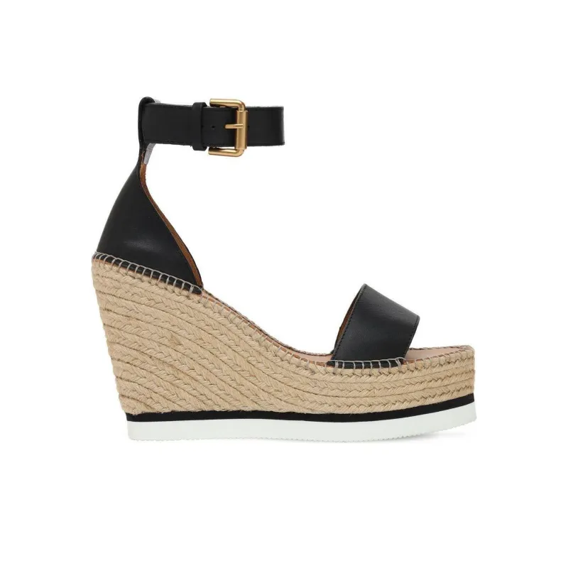 See By Chloé Espadrille Wedge Sandals-1