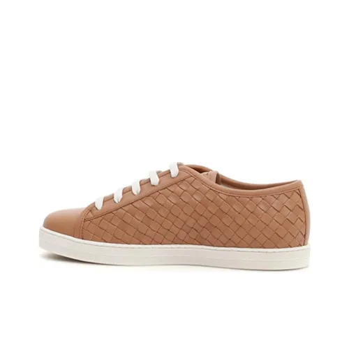 Bottega Veneta Low Top Stylish Skateboarding Shoes Women's Brown
