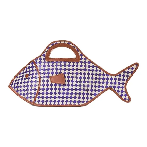 Staud Straw Handbag Unisex Blue