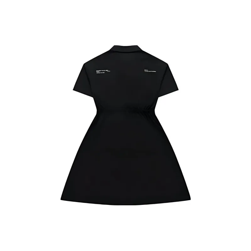 FILA FUSION SS24 Short Sleeved Dress Women's Jet Black-1